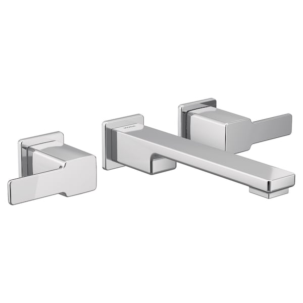 Two-Handle Wall Mount Bathroom Faucet